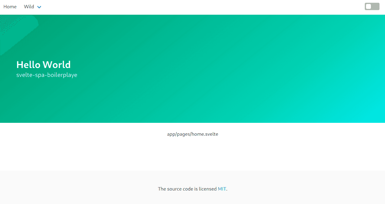 Make everything with Svelte